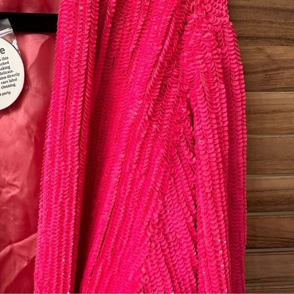 NWT Retrofete Audrey Sequin Dress in hot pink size S - Picture 6 of 8